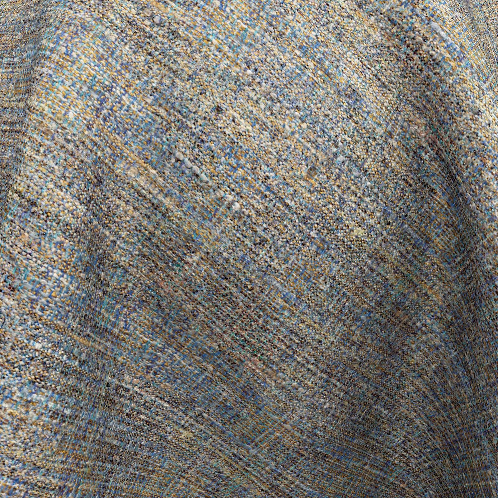 Ткань рогожка Littoral lazuli